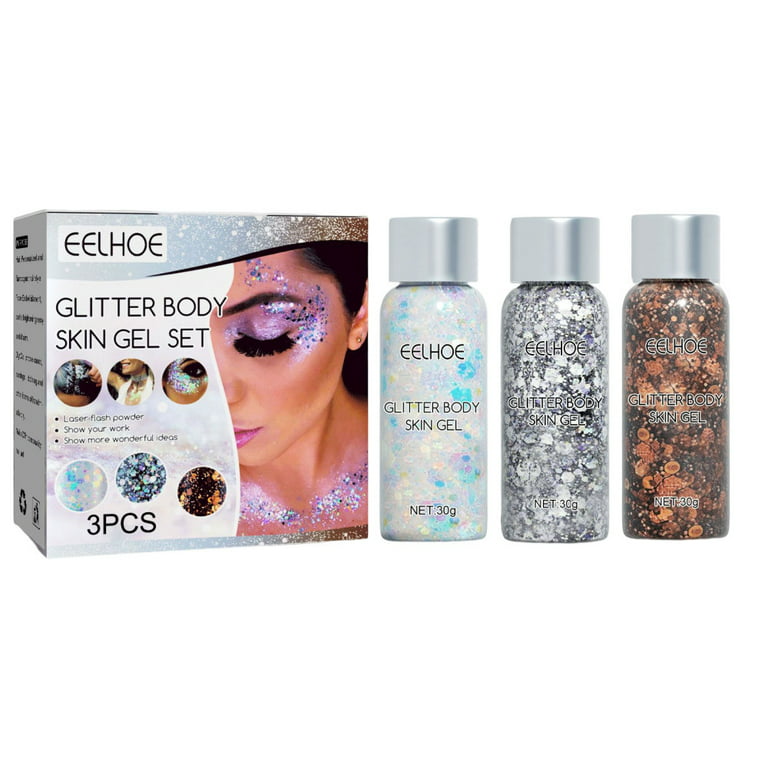 Body Glitter Liquid Glitter Face Gel For Women & Girls Sequins