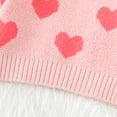 thumbnail image 6 of Toddler Baby Girls Clothes 3T Girls Outfits 4T Girls Long Sleeve Sweater Top Jeans Pants 2PCS Girls Clothing Set Pink, 6 of 9