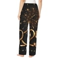 thumbnail image 3 of Daiia 2025 Golden On New Year Women's Sleep Pant with Pockets and Drawstring,Pajama Pants-X-Large, 3 of 9