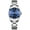 A Dark blue, variant on Watches for Women Analog Quartz Silver Stainless Steel Watches Luminous Waterproof Ladies Dress Watch
