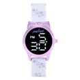 thumbnail image 7 of Justice Girls White Floral Printed Silicone Strap Watch with Purple Metallic Bow Shaped Case & Matching Stretch Bracelets; JSE40312WM, 7 of 7