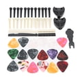 thumbnail image 1 of Nut Saddle Pins, Guitar Bridge Pin Pegs 50Pcs Replacement Parts Widely Used With Storage Box For Acoustic Guitars For Ukuleles, 1 of 8
