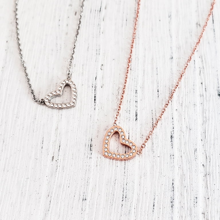 Sterling Silver Infinity & Two Hearts Necklace - Perfect New Mom Gift For Daughter, First Time Mom, Pregnant Women