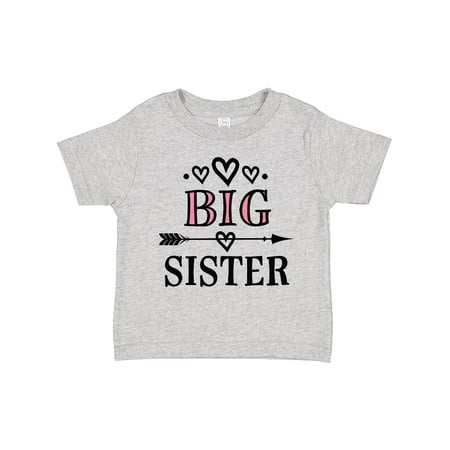 

Inktastic Big Sister Announcement Gift Toddler Toddler Girl T-Shirt