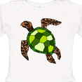 thumbnail image 4 of Inktastic Turtle Illustration Boys or Girls Long Sleeve Baby Bodysuit, 4 of 5