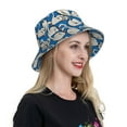 thumbnail image 6 of Xecao Swan Birds Print Men and Women Night Reflective Hat Runner Cap Visor Bucket Hat Boonie Cap, 6 of 6