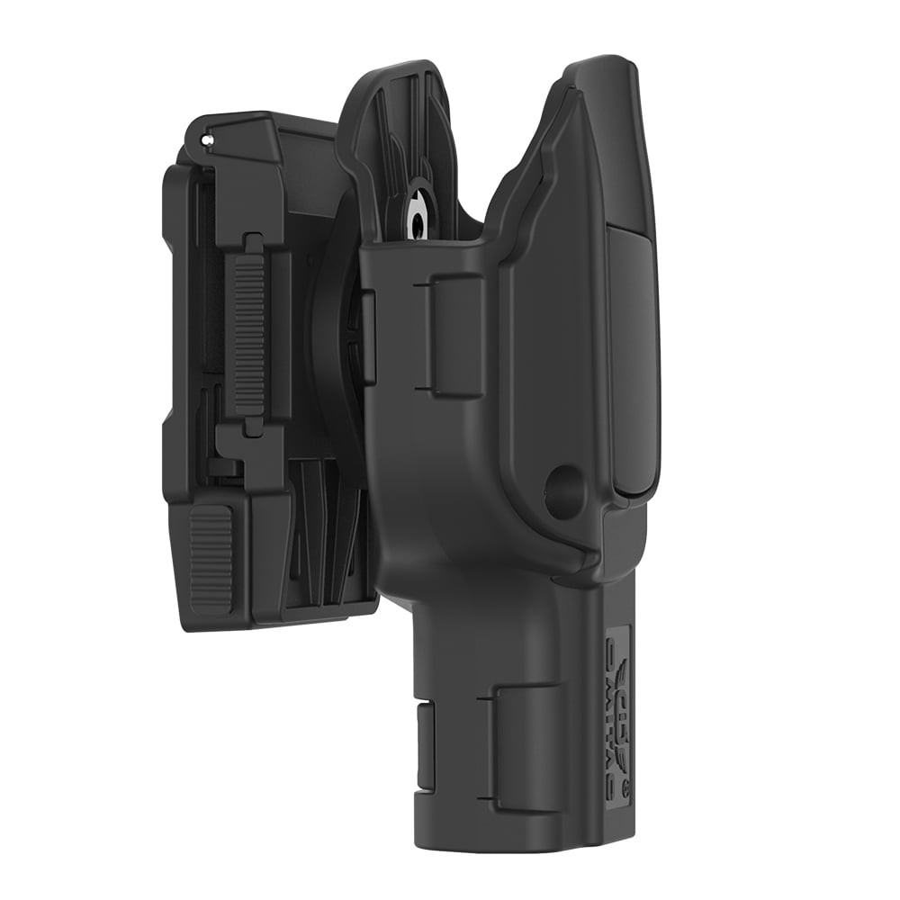 OMITAC Gen 5 Level 2 Retention Index Finger Release Holster Right Hand Gun Holsters & Holders, Polymer Black, ‎G17 Holster 4.49" Standard, ‎4.96 oz