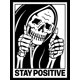 thumbnail image 1 of Kit de arte con diamantes para Halloween con diseño moderno «Stay Positive», 1 of 9