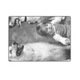 thumbnail image 3 of CADecor The Girl and The Dog Fleece Throw Blanket 58x80 inches, 3 of 3