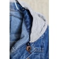 thumbnail image 4 of Chamarra denim con capucha desmontable /Kids 31701 (Azul dark) azul oscuro 3-4 Años, 4 of 6