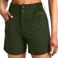 thumbnail image 2 of Zedker Women's 6" Hiking Cargo Shorts Quick Dry with Pockets Work Golf Short Lightweight Outdoor Active Summer for Women Size S-XXXL, 2 of 8