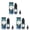 Blue*3, variant on Crystal Clear Hard UV Resin Upgraded Formula Ultraviolet Fast Curing for Jewelry Making Craft Decoration Hard Transparent Glue Solar Cure Sunlight Activated Resin Casting & Coating (10ml)