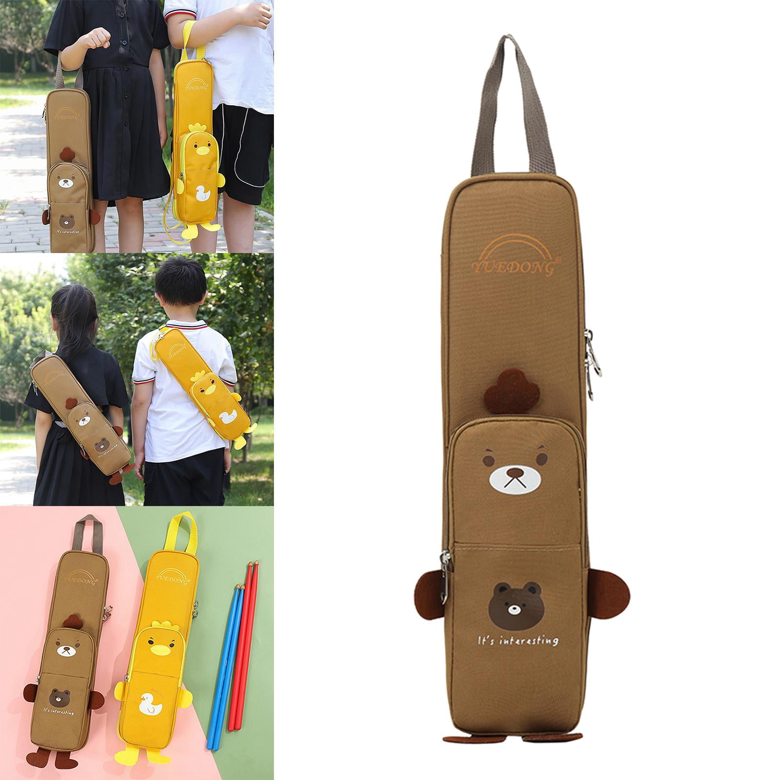 LeeQinersw Waterproof Drum Stick Mallet Bag Drumstick ase Durable for Shoulder Bag C