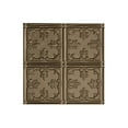 thumbnail image 1 of Fasade Easy Installation Traditional 10 Argent Bronze Glue Up Ceiling Tile/ Ceiling Panel (12" X 12" Sample), 1 of 3