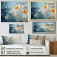 thumbnail image 4 of Designart "Patterns in Nature Dandelion s Design" Floral Floater Framed Wall Art Living Room, 4 of 7