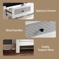 thumbnail image 3 of Modern 6 Drawer Dresser, Double Dresser Chest of Drawers Wood Storage Cabinet for Bedroom Living Room Hallway, 3 of 7