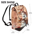 thumbnail image 2 of Easygdp Dinosaur Baking Delight Mochila de Cuero para Mujeres, Bolso de Hombro, Bolsos de Mano de Moda para Trabajo y Viajes, 2 of 4