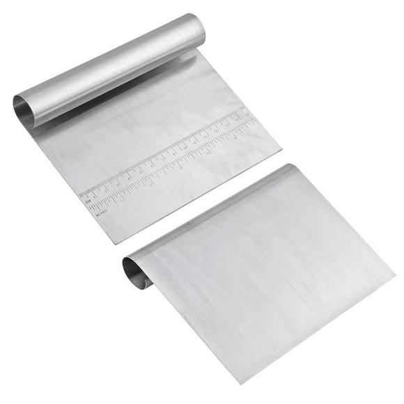 Baking Tool,Household Stainless Steel Dough Dough Scraper Stainless Steel Scraper Smooth Operation