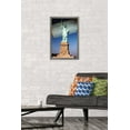 thumbnail image 2 of Landmarks - The Statue Of Liberty Wall Poster, 14.725" x 22.375", Framed, 2 of 6
