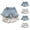 Style1-Blue girls shorts, variant on ersvoioy Toddler Girls Lace Denim Shorts Ruffle Hem Elastic Waist Cute Summer Casual Jeans Back to School Shorts