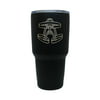 Climbing Safety Harness Black Stainless Steel Tumbler, 30 Oz Insulated Tumbler, Laser Etched In Usa