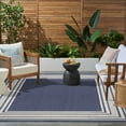 thumbnail image 2 of Nourison Horizon Indoor/Outdoor 10' x 14' Navy Modern Rug, 2 of 10