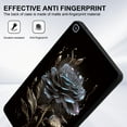 thumbnail image 6 of TECH CIRCLE Slim Case for Galaxy Tab A 8-inch 2019 T290 T295 T297,Ultra Thin Lightweight Elegant Soft TPU Anti-Scratch Protective Back Case for 8.0 inch Galaxy Tab A 2019 Without S Pen,Black Flower, 6 of 6