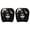 A, variant on Halloween Pale Ghost Specter Car Interior Decoration, 2‑Pack Eerie Pale Female Ghost Face Slip‑on Headrest Covers, Universal Vehicle Seat Head Rest Protector for Haunted‑Car Theme Styling