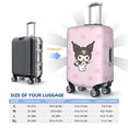thumbnail image 5 of Kuromi and My Melody Travel Luggage Cover Suitcase Protector Anti Scratch Suitcase Cover Washable Baggage Covers, 5 of 7