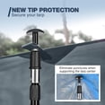 thumbnail image 4 of REDCAMP Camping Tarp Poles, Set of 4, Adjustable Aluminum Telescoping Tent Poles for Tarps Canopy Awning, Lightweight Multi-Purpose Extension Paint Roller/Gutter Cleaning/Duster Pole, 4 of 6