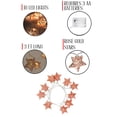 thumbnail image 7 of Perfect Holiday 10 Warm White LED String Light with Rose Gold Small Metal Star B/O, 1.5' Length, for Indoor/Outdoor, Home Décor, 7 of 7