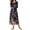Black_Floral, variant on Avidlove Long Nightgown for Women Long Sleeve Nightshirt Full Length Sleepwear Soft Loungewear S-3XL