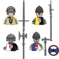 thumbnail image 4 of Bloques de construcción militares Inglaterra Medieval guerras civiles de las rosas Castillo ciencia ficción figuras de soldados juguetes regalos armas, 4 of 4
