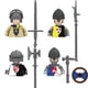 thumbnail image 4 of Bloques de construcción militares Inglaterra Medieval guerras civiles de las rosas Castillo ciencia ficción figuras de soldados juguetes regalos armas, 4 of 4