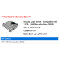 thumbnail image 2 of Back Up Light Switch - Compatible with 1978 - 1980 Mercedes-Benz 300SD 1979, 2 of 2