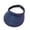 Navy, variant on Unisex Linen-Textured Sun Visor Hat, Clip-On No Headband UV Protection Visor Cap, Adjustable One Size Summer Outdoor Hat, 15 Colors