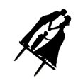 thumbnail image 3 of Wedding Cake Toppers Rustic Wedding Cake Toppers Bride Groom Wedding Cake Toppers Son Marriage Anniversary Cake Topper, 3 of 3