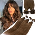 thumbnail image 3 of SEGO U Tip Hair Extensions Pre Bonded Fusion Hairpieces 100% Remy Human Hair U-tip Nail Tipped Keratin Glue Stick Microlink Blonde Hair Extension for Women 50 Strands, 3 of 10