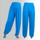 thumbnail image 2 of pantalones de baile deportivos de yoga suaves de algodón casual sueltos elásticos para mujer azul cielo / l, 2 of 3