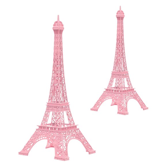 WHAMVOX 2Ud Torre Eiffel De Aleación Rosa De Escritorio Con Artístico Simple