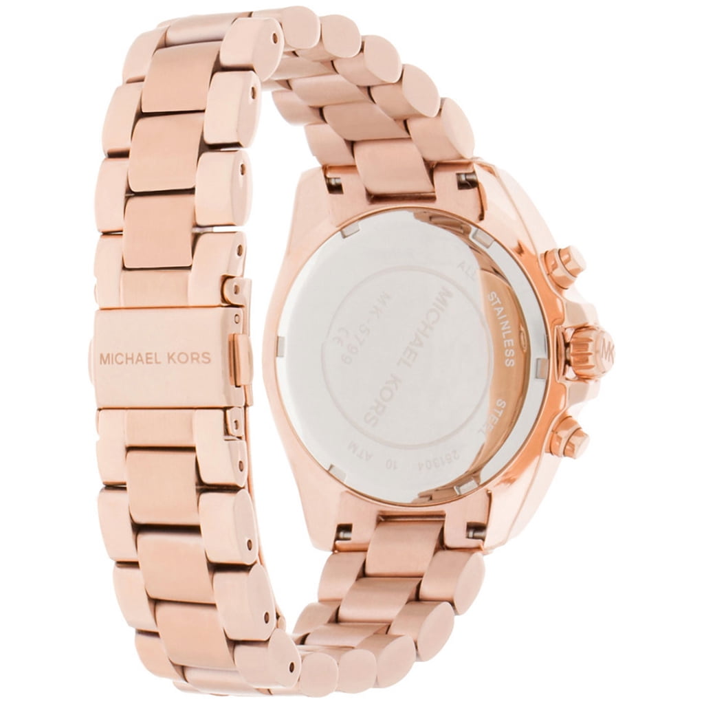 Michael Kors Original Women's Mini Bradshaw Rose Gold-Tone