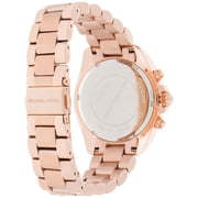 Michael Kors Womens Bradshaw Mini Rose Gold-Tone Chronograph Watch, MK5799