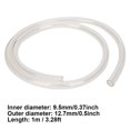 thumbnail image 3 of Noref Transparent Cooling Pipe, Universal 3/8 Slim Computer PVC Water Cooling Pipe Water Block Soft Tube 9.5x12.7mm, 3 of 5