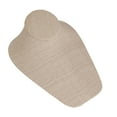 thumbnail image 4 of SSWBasics-Linen Necklace Busts - Case of 10-Necklace Display Stand - Polystyrene  Linen Finish  Single Necklace Display for Jewelry Retail  Ideal for Trade Shows/Craft Shows  Jewelry Display, 4 of 7