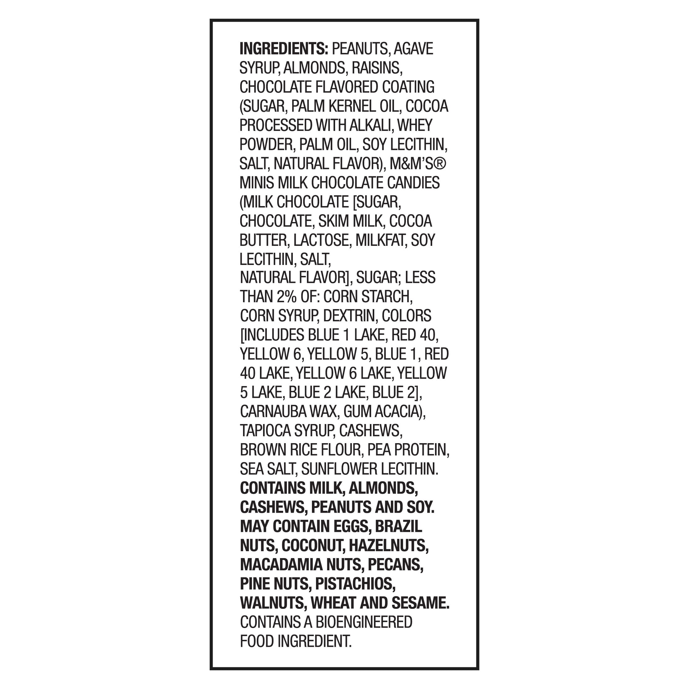 Great Value Mountain Trail Mix Nut Bar, 1.4 oz, 5 Count