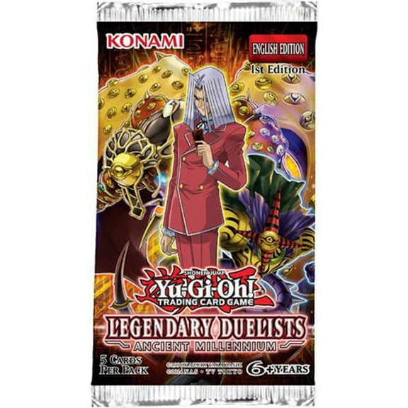 Yu-Gi-Oh Cards - Legendary Duelists: Ancient Millennium - Booster Pack (5 Cards)