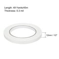 thumbnail image 2 of Uxcell Cloth Bookbinding Repair Tape Roll 1/2 Inch x 49 Yards x 5.3 Mil White, 2 of 4