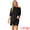 Black, variant on DARING DIVA Women's Plus Oversized Lounge Set T-Shirt and Biker Shorts Gray Blue S
