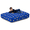 Blue, variant on Rayocon Crash Pad, Sensory Floor Mat with Foam Blocks for Kids and Adults, Washable Fleece Cover, Non Slip Bottom, 36×36 Inches, Blue