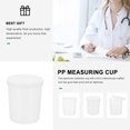 thumbnail image 3 of 20 Pcs Gobelets de Collecte de Spécimens Gobelets de Mesure en Plastique 100ml, 3 of 6